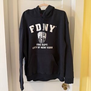 Men’s FDNY Navy Pullover Hoodie XL